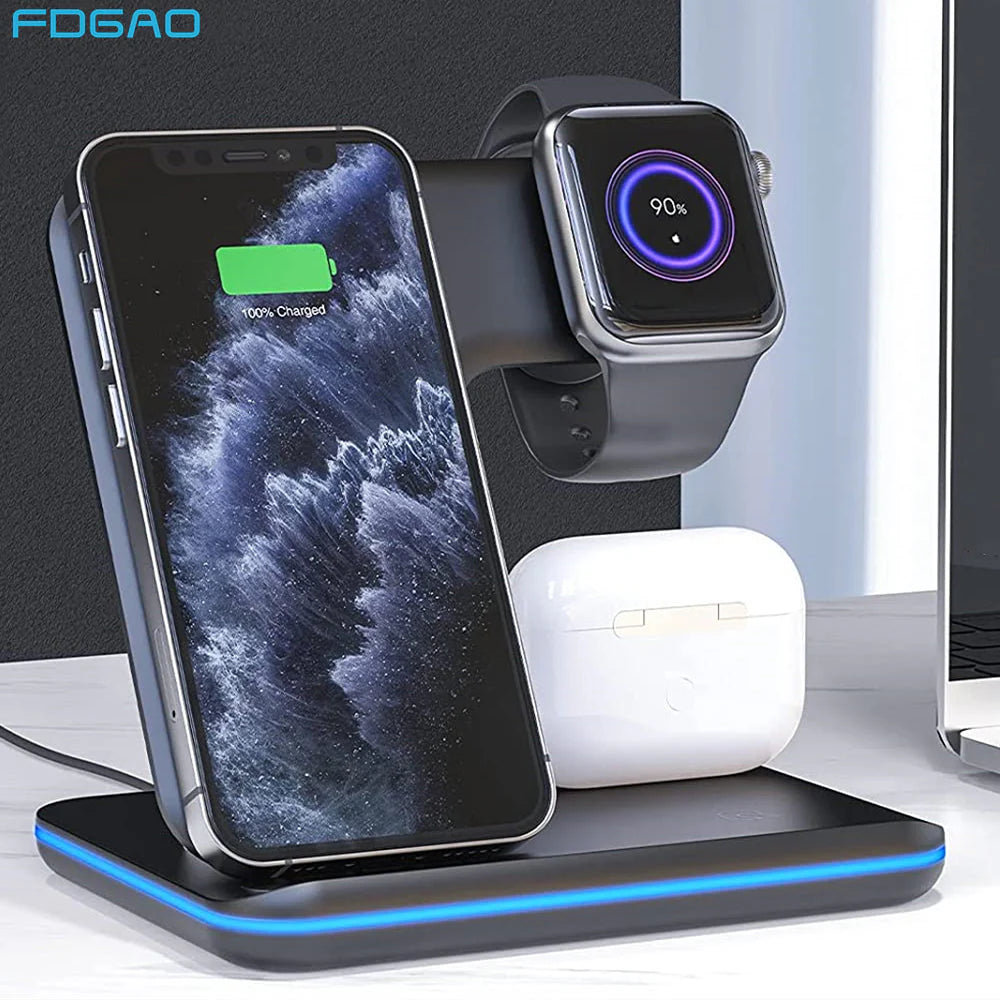 Wireless Charger Stand 3 in 1